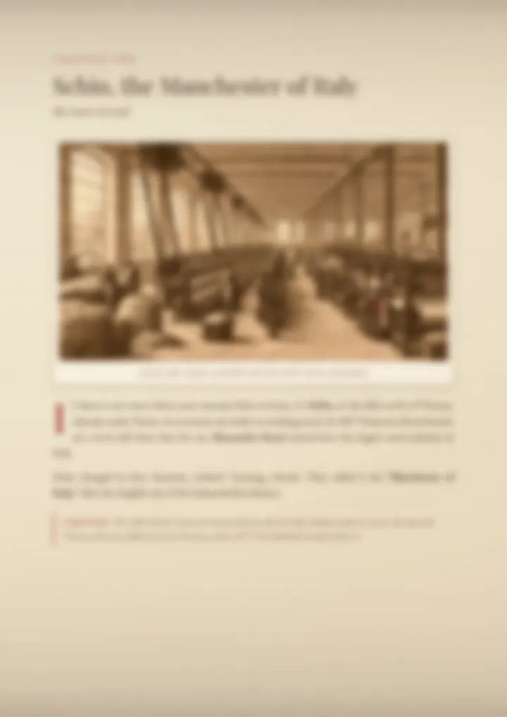 A blurred page from the PDF on the Lanaro surname