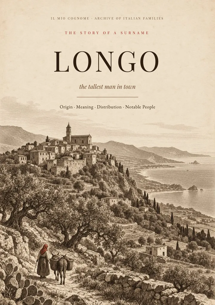 Cover of the PDF on the Longo surname