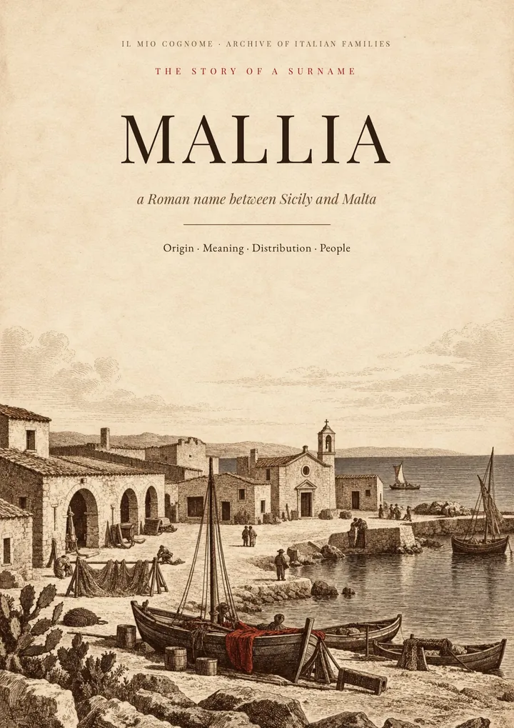 Cover of the PDF on the Mallia surname