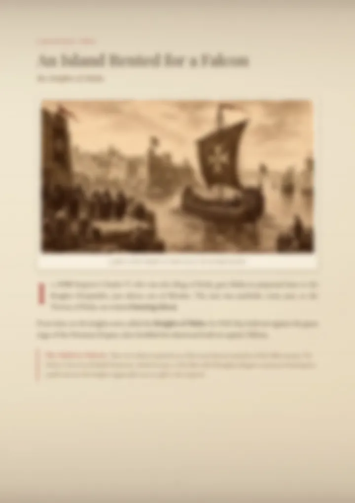 A blurred page from the PDF on the Maltese surname