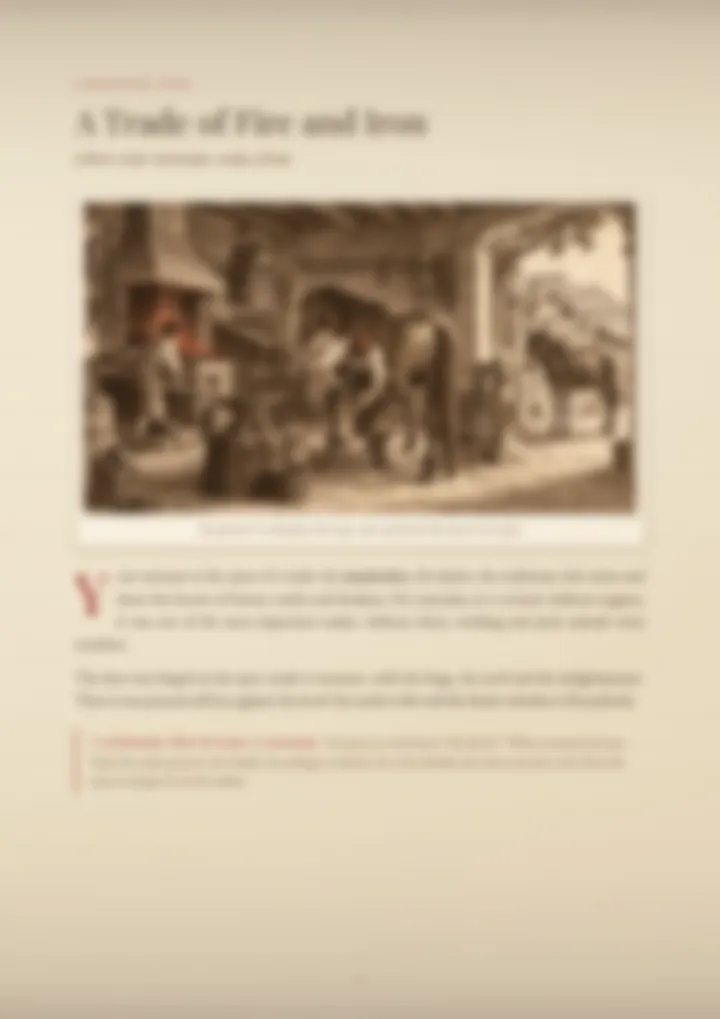 A blurred page from the PDF on the Maniscalco surname