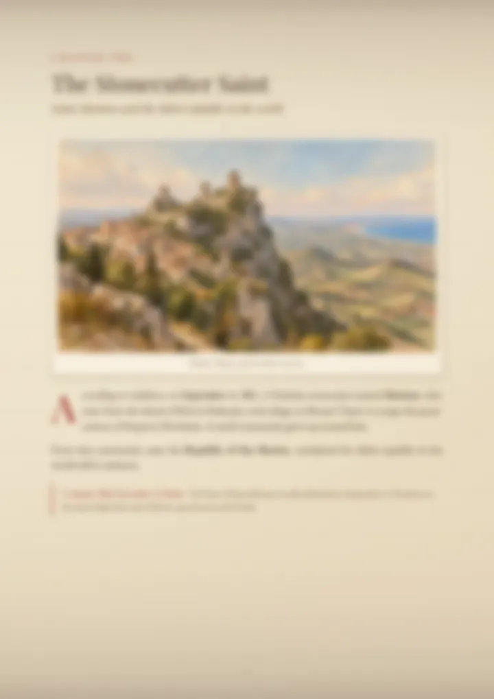 A blurred page from the PDF on the Marino surname