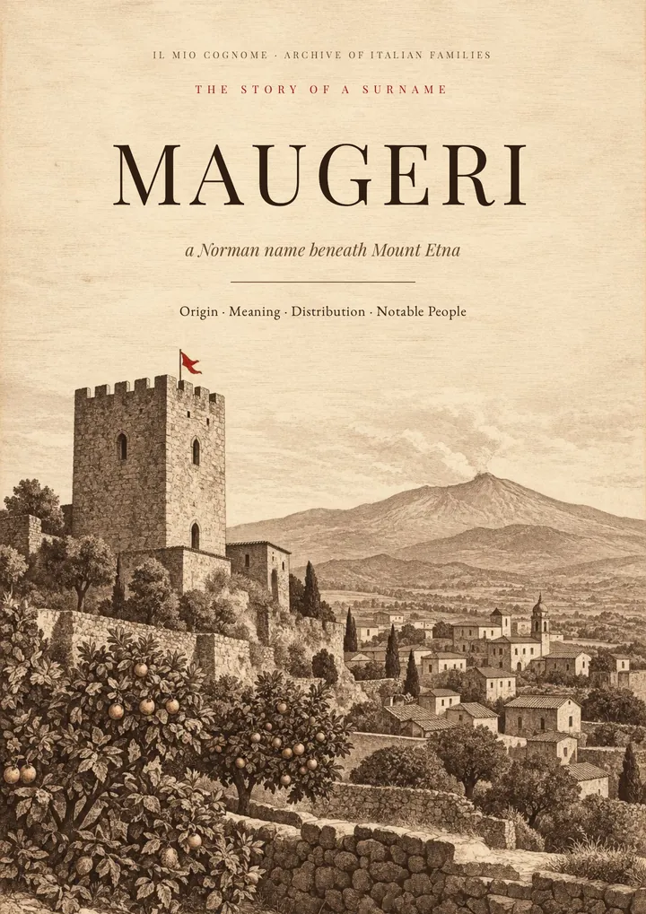 Cover of the PDF on the Maugeri surname