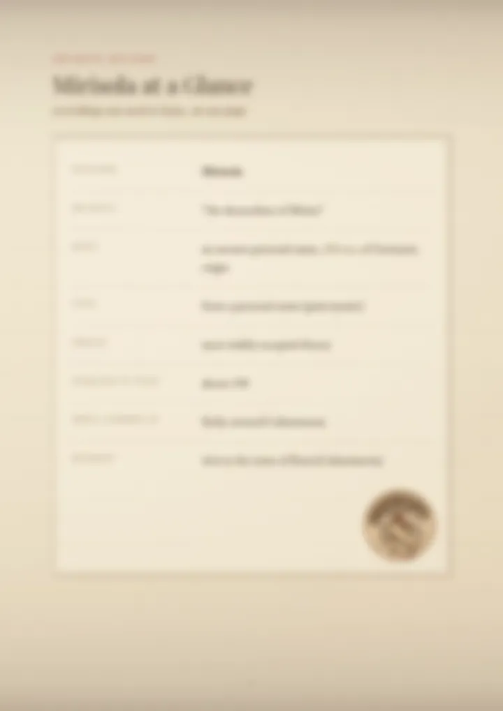 A blurred page from the PDF on the Mirisola surname
