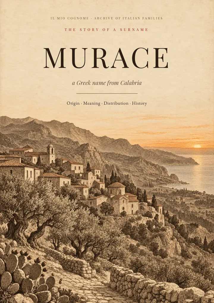 Cover of the PDF The Story of the Murace Surname