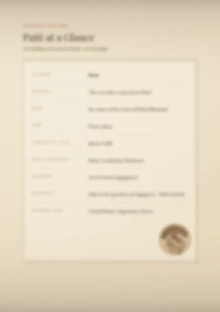 A blurred page from the PDF on the Patti surname