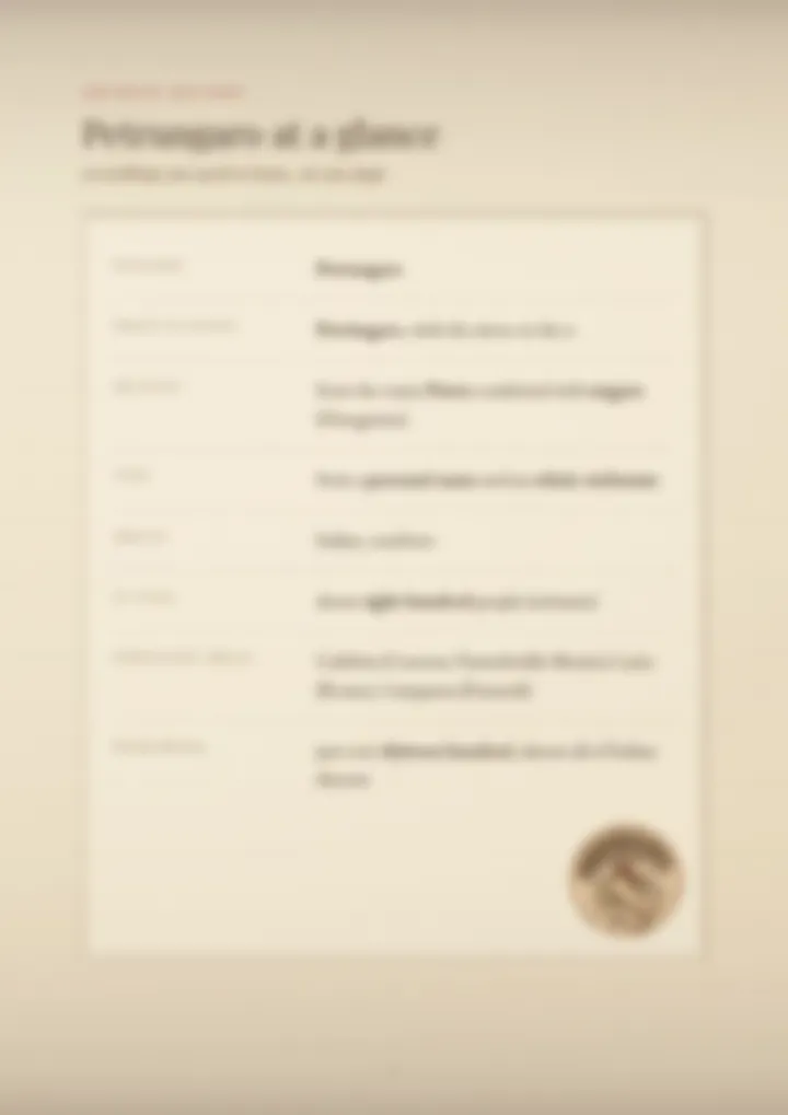A blurred page from the PDF on the Petrungaro surname