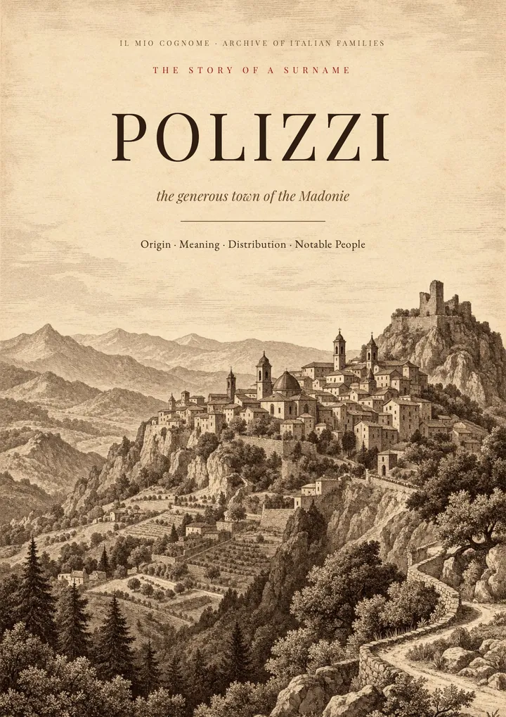 Cover of the PDF on the Polizzi surname