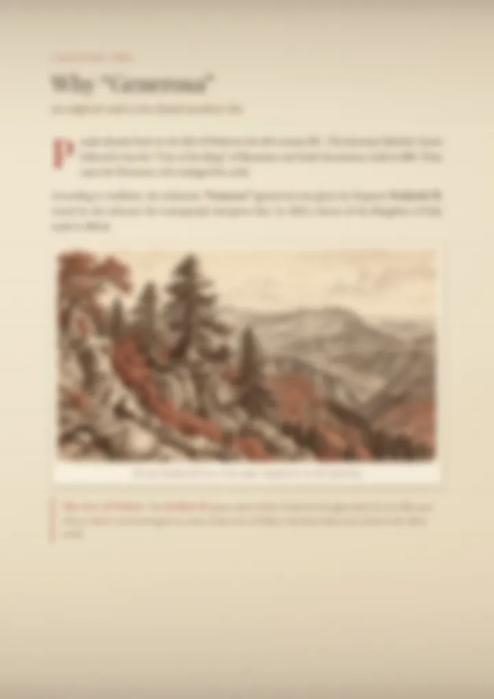 A blurred page from the PDF on the Polizzi surname