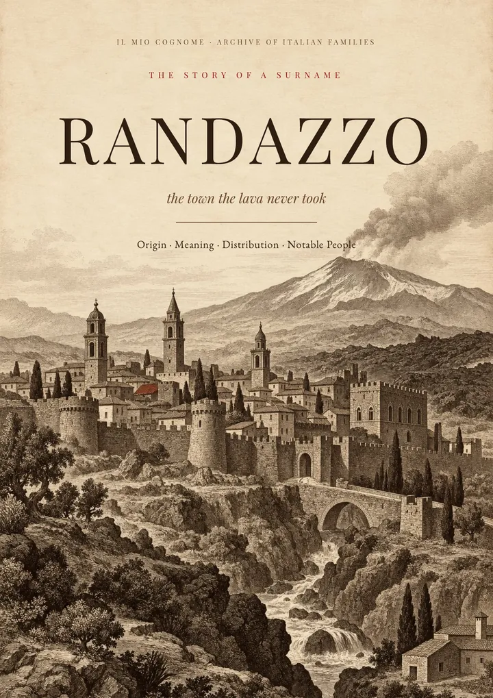 Cover of the PDF on the Randazzo surname