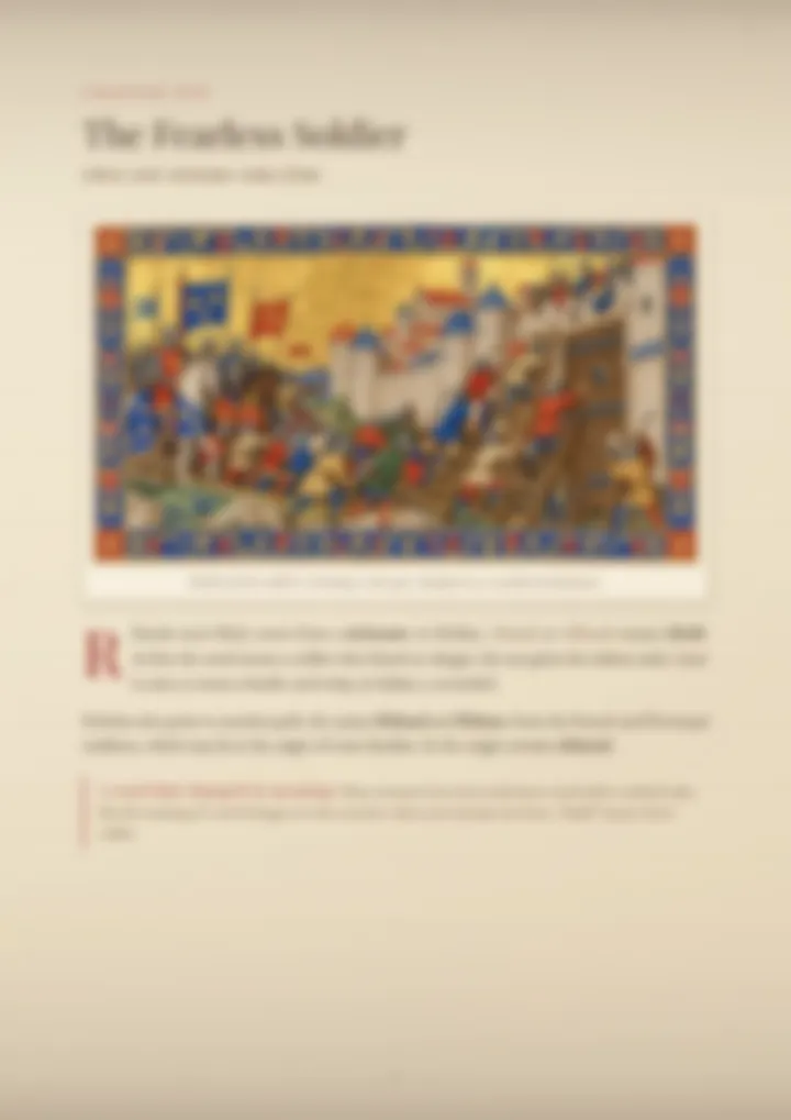 A blurred page from the PDF on the Ribaudo surname