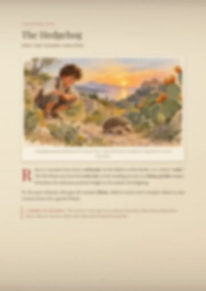 A blurred page from the PDF on the Rizza surname