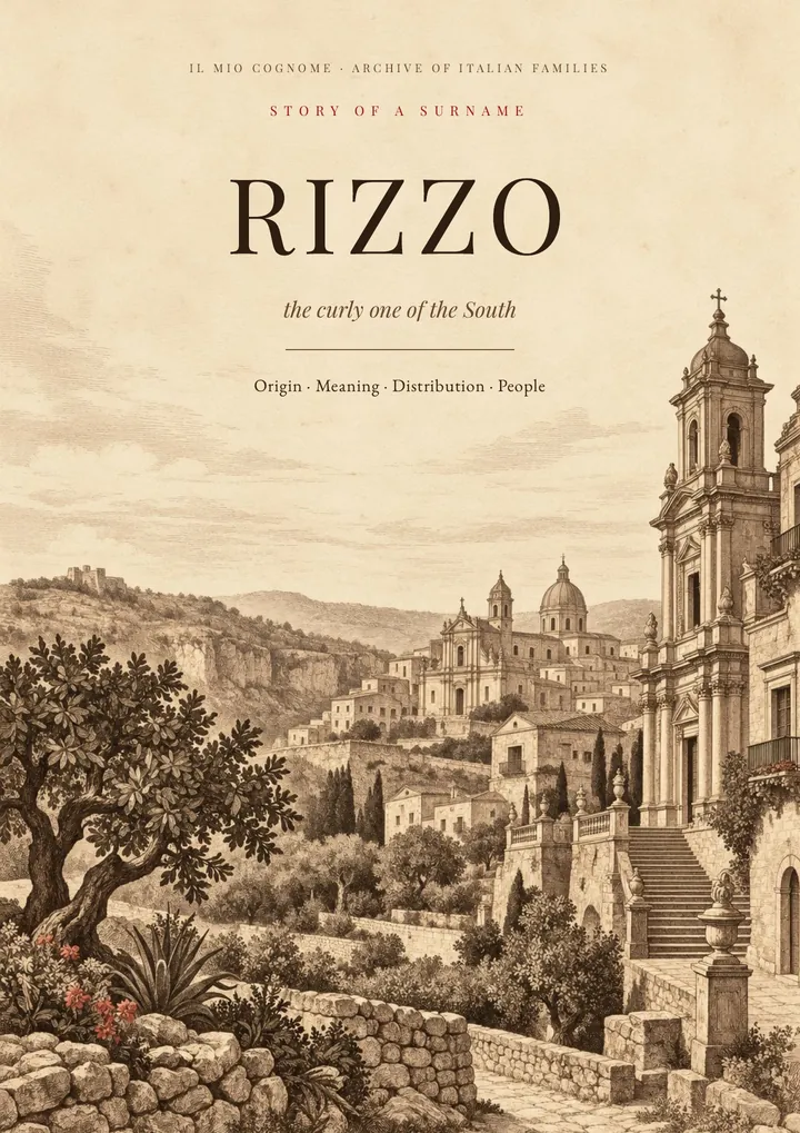 Cover of the PDF on the Rizzo surname