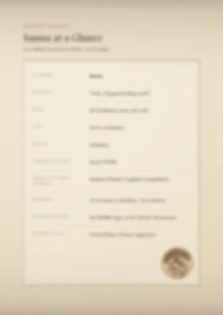 A blurred page from the PDF on the Sanna surname