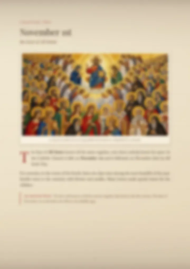 A blurred page from the PDF on the Santoro surname