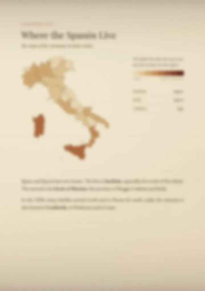 A blurred page from the PDF on the Spanò surname
