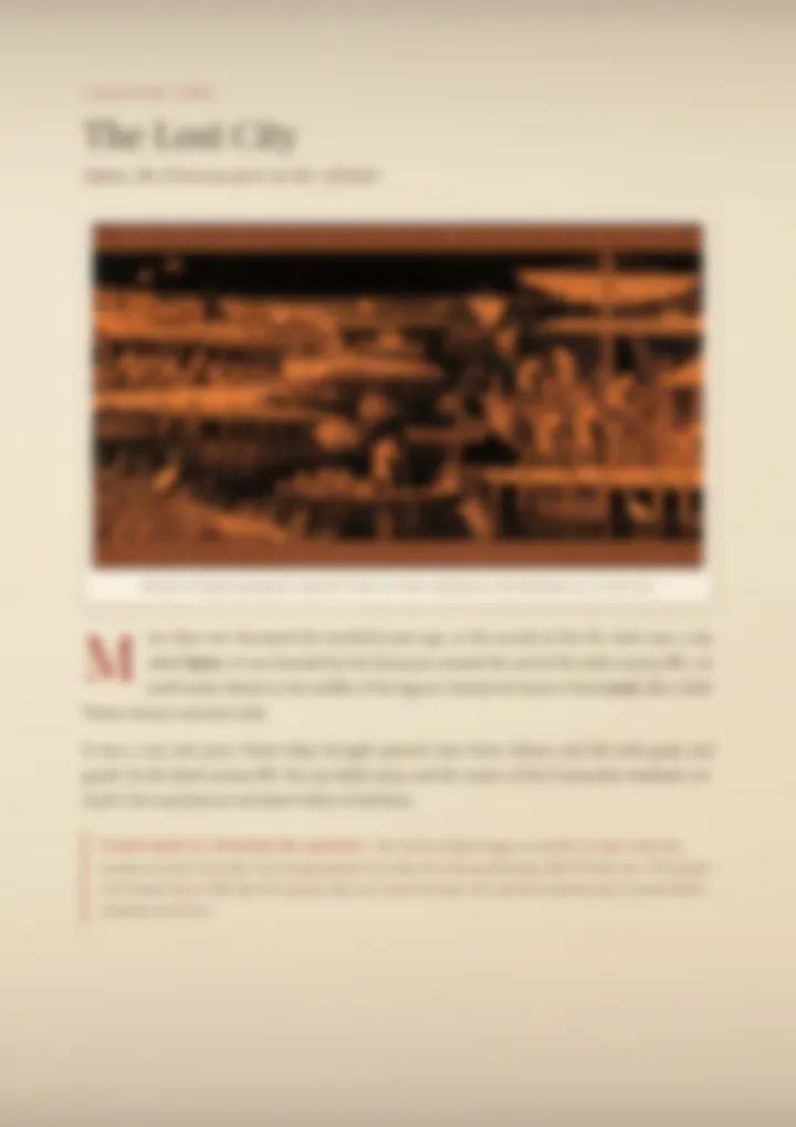 A blurred page from the PDF on the Spina surname