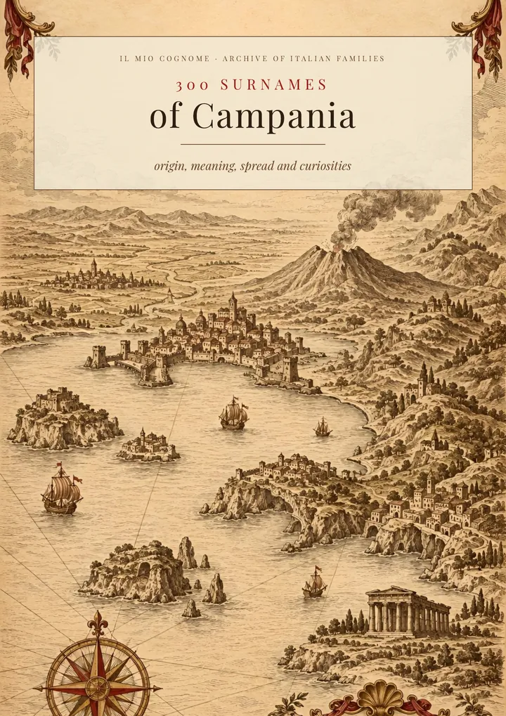 Cover of the volume Surnames of Campania