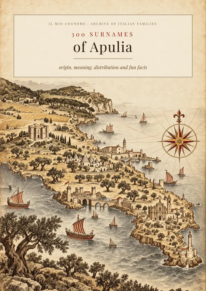 Cover of the volume Surnames of Apulia