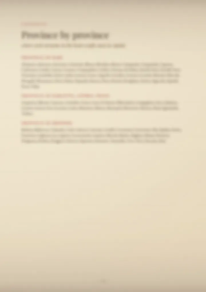 A blurred page from the volume Surnames of Apulia