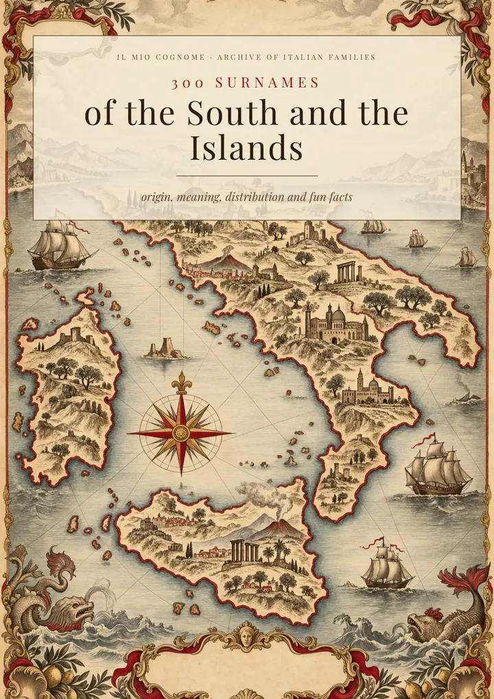 Cover of the volume Surnames of the South and the Islands