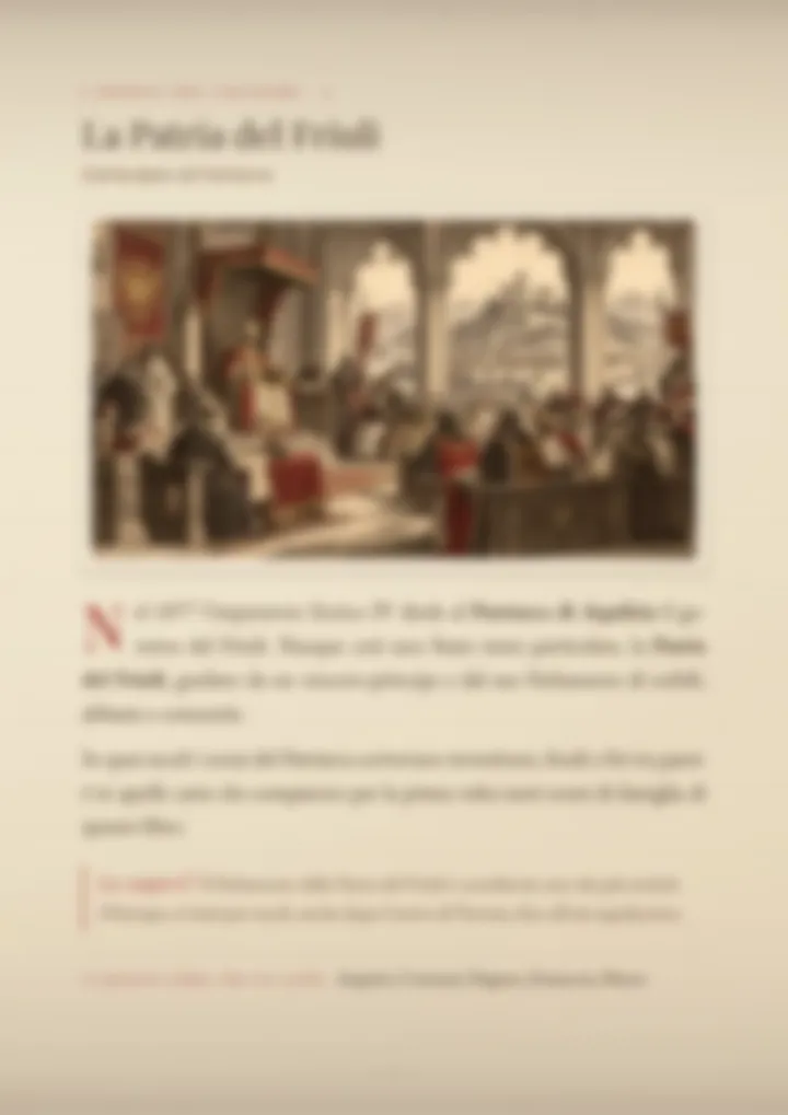 Una pagina del volume I cognomi del Friuli Venezia Giulia, sfocata