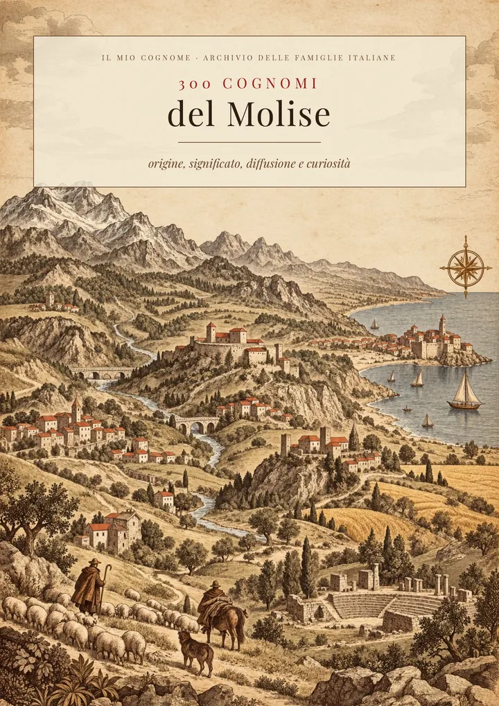 Copertina del volume I cognomi del Molise
