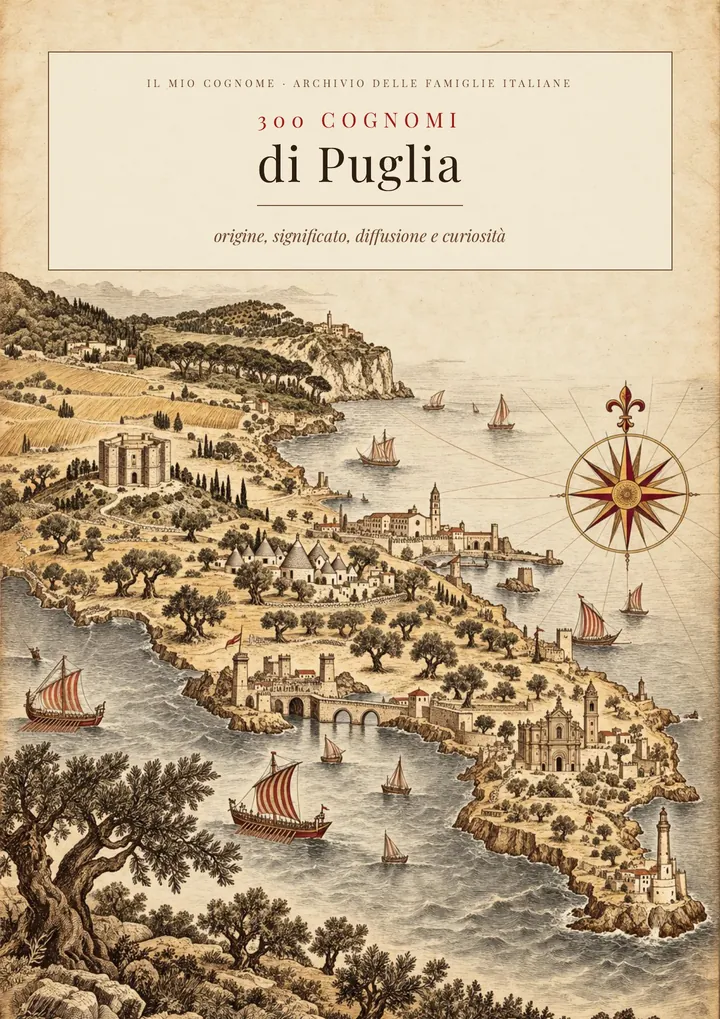 Copertina del volume I cognomi di Puglia