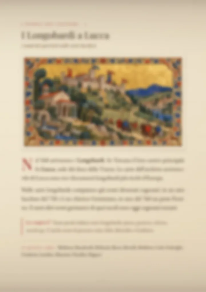 Una pagina del volume I cognomi della Toscana, sfocata